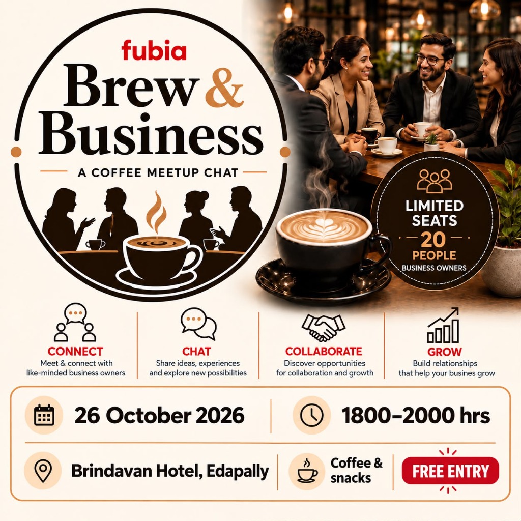 Fubia Brew & Business Coffee Meetup Chat